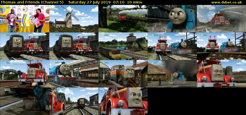 Thomas and Friends (Channel 5) Saturday 27 July 2019 07:10 - 07:20