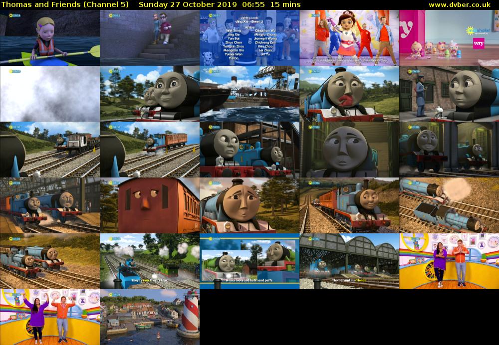 Thomas and Friends (Channel 5) Sunday 27 October 2019 06:55 - 07:10