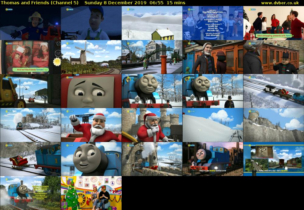 Thomas and Friends (Channel 5) Sunday 8 December 2019 06:55 - 07:10