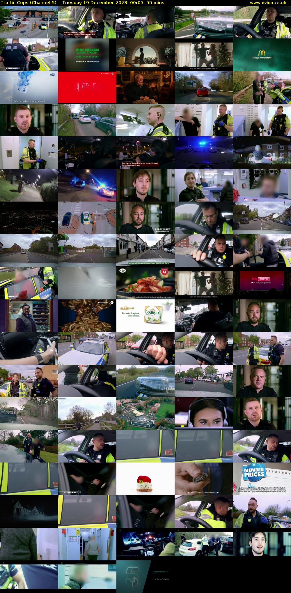 Traffic Cops (Channel 5) Tuesday 19 December 2023 00:05 - 01:00