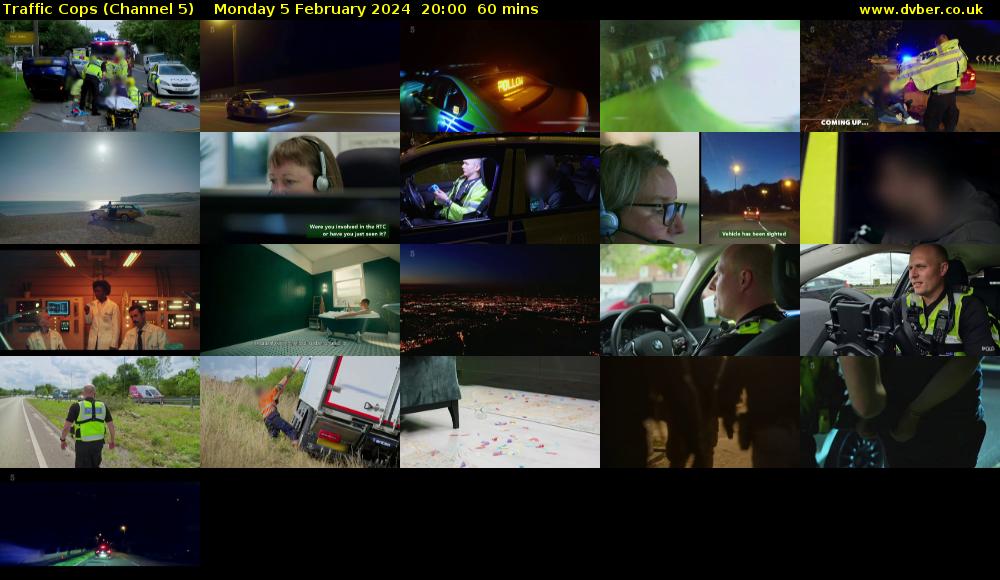 Traffic Cops (Channel 5) Monday 5 February 2024 20:00 - 21:00