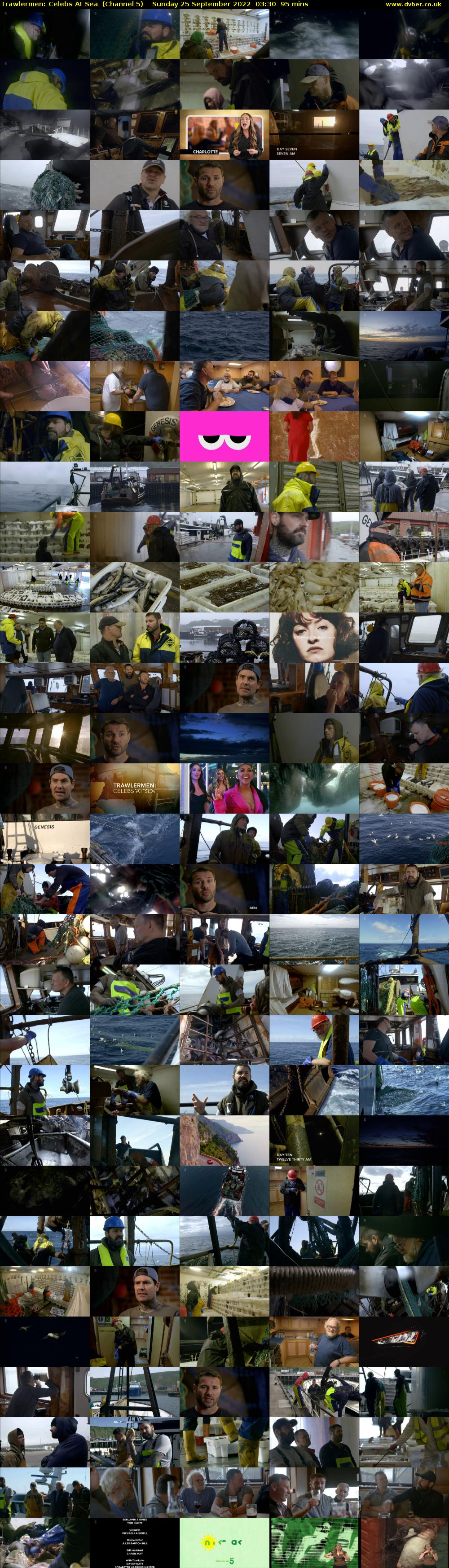 Trawlermen: Celebs At Sea  (Channel 5) Sunday 25 September 2022 03:30 - 05:05
