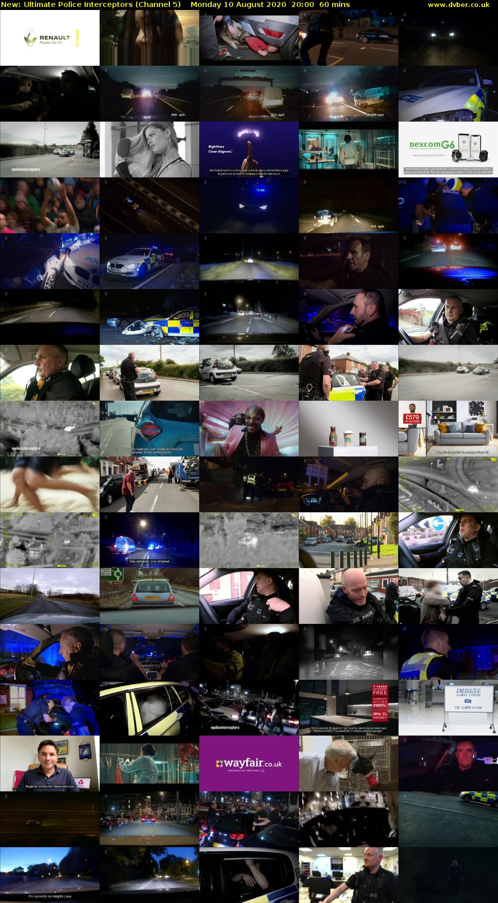 Ultimate Police Interceptors (Channel 5) Monday 10 August 2020 20:00 - 21:00