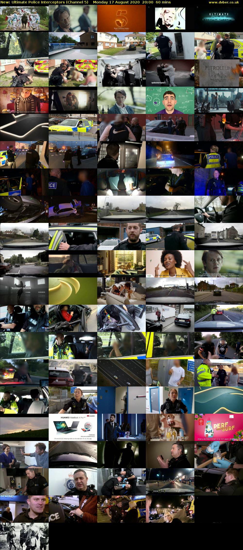Ultimate Police Interceptors (Channel 5) Monday 17 August 2020 20:00 - 21:00