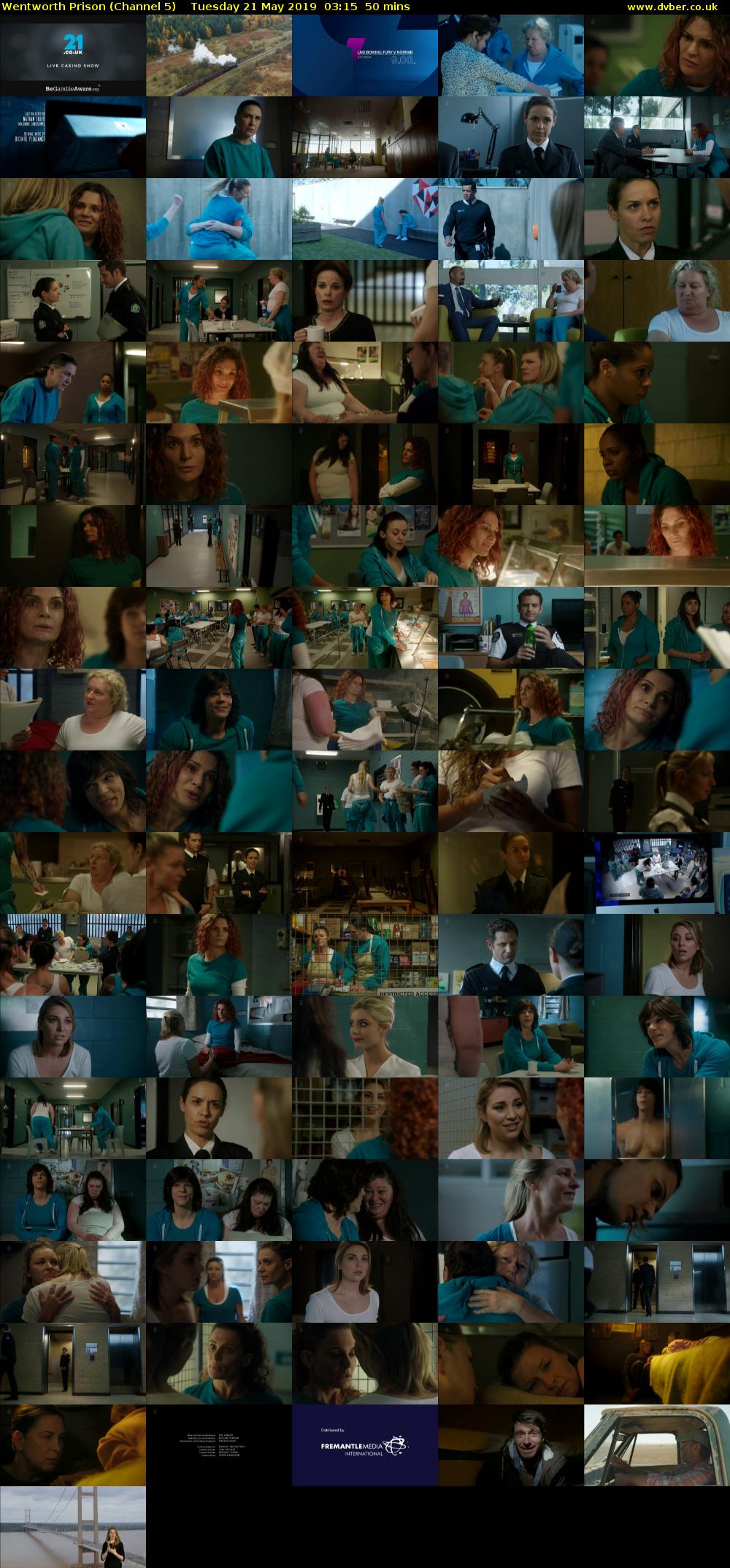 Wentworth Prison (Channel 5) Tuesday 21 May 2019 03:15 - 04:05