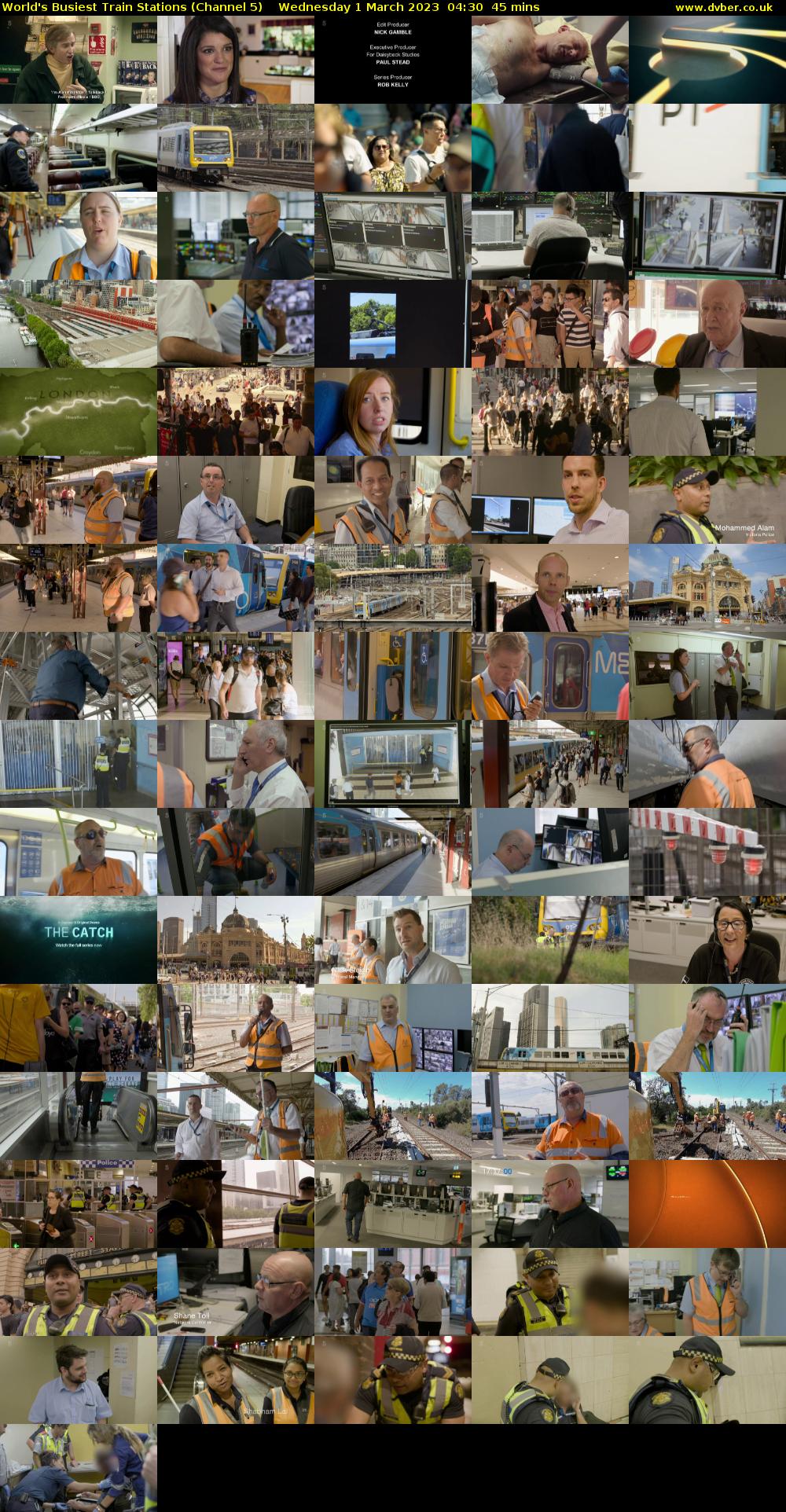 World's Busiest Train Stations (Channel 5) Wednesday 1 March 2023 04:30 - 05:15