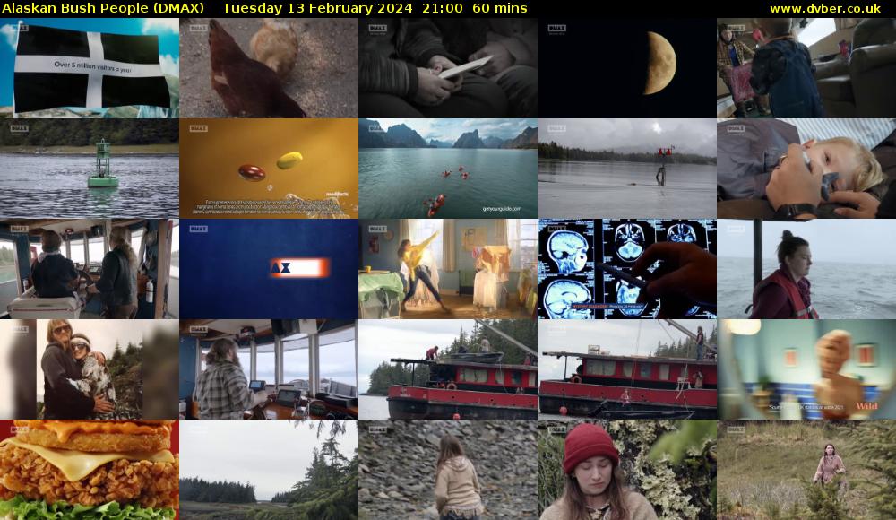 Alaskan Bush People (DMAX) Tuesday 13 February 2024 21:00 - 22:00