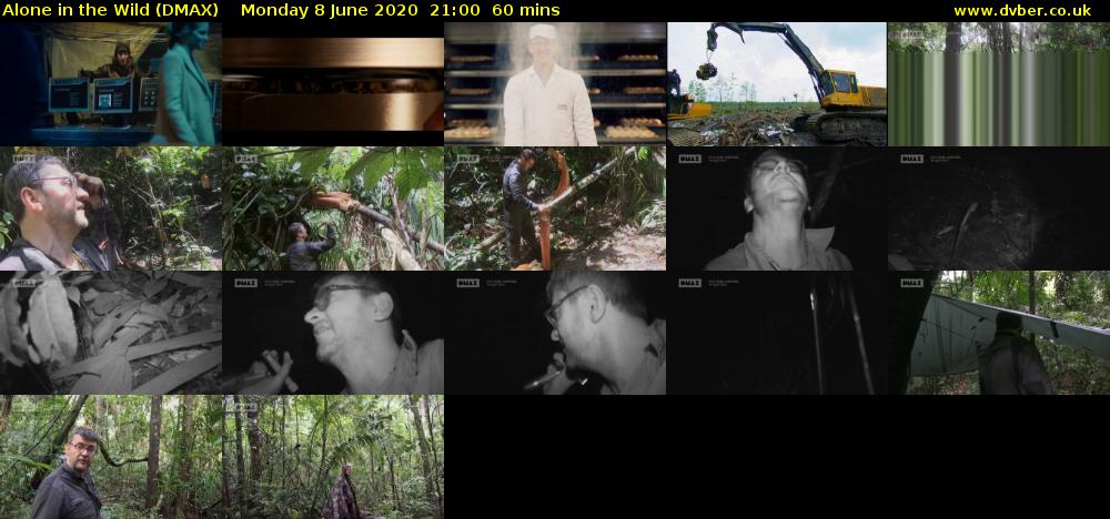 Alone in the Wild (DMAX) Monday 8 June 2020 21:00 - 22:00