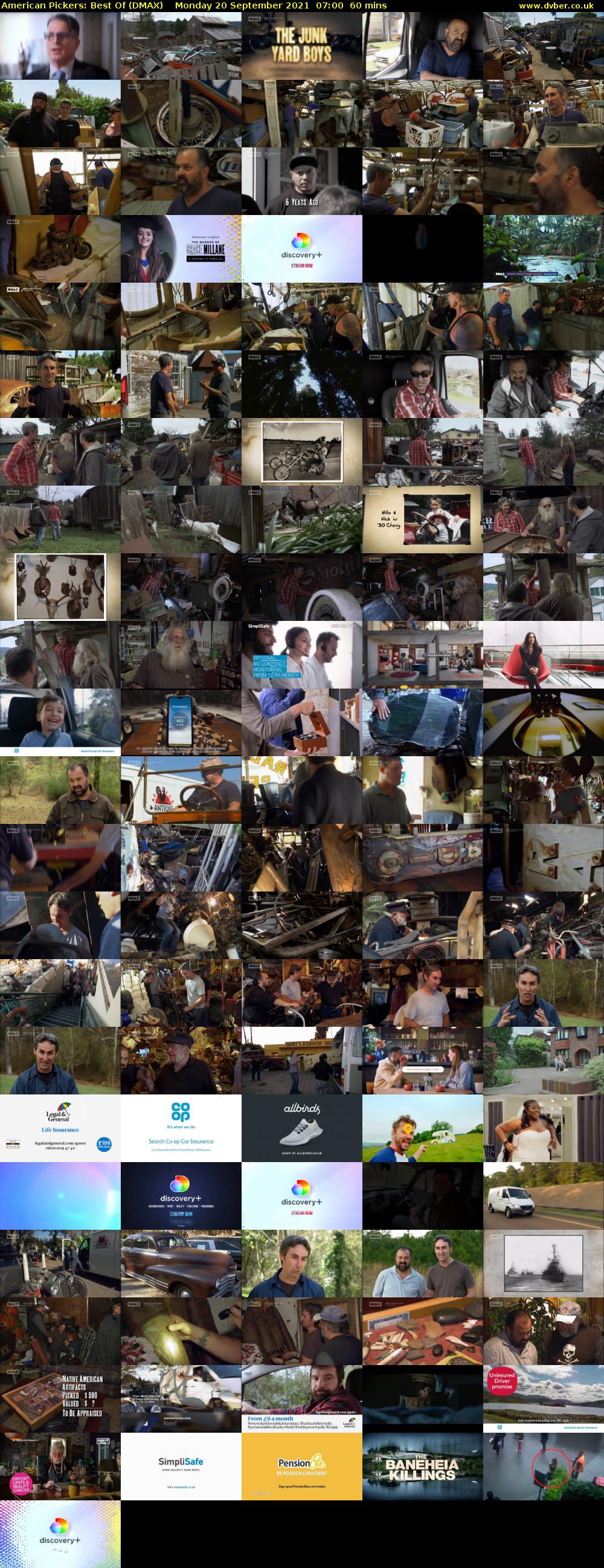 American Pickers: Best Of (DMAX) Monday 20 September 2021 07:00 - 08:00