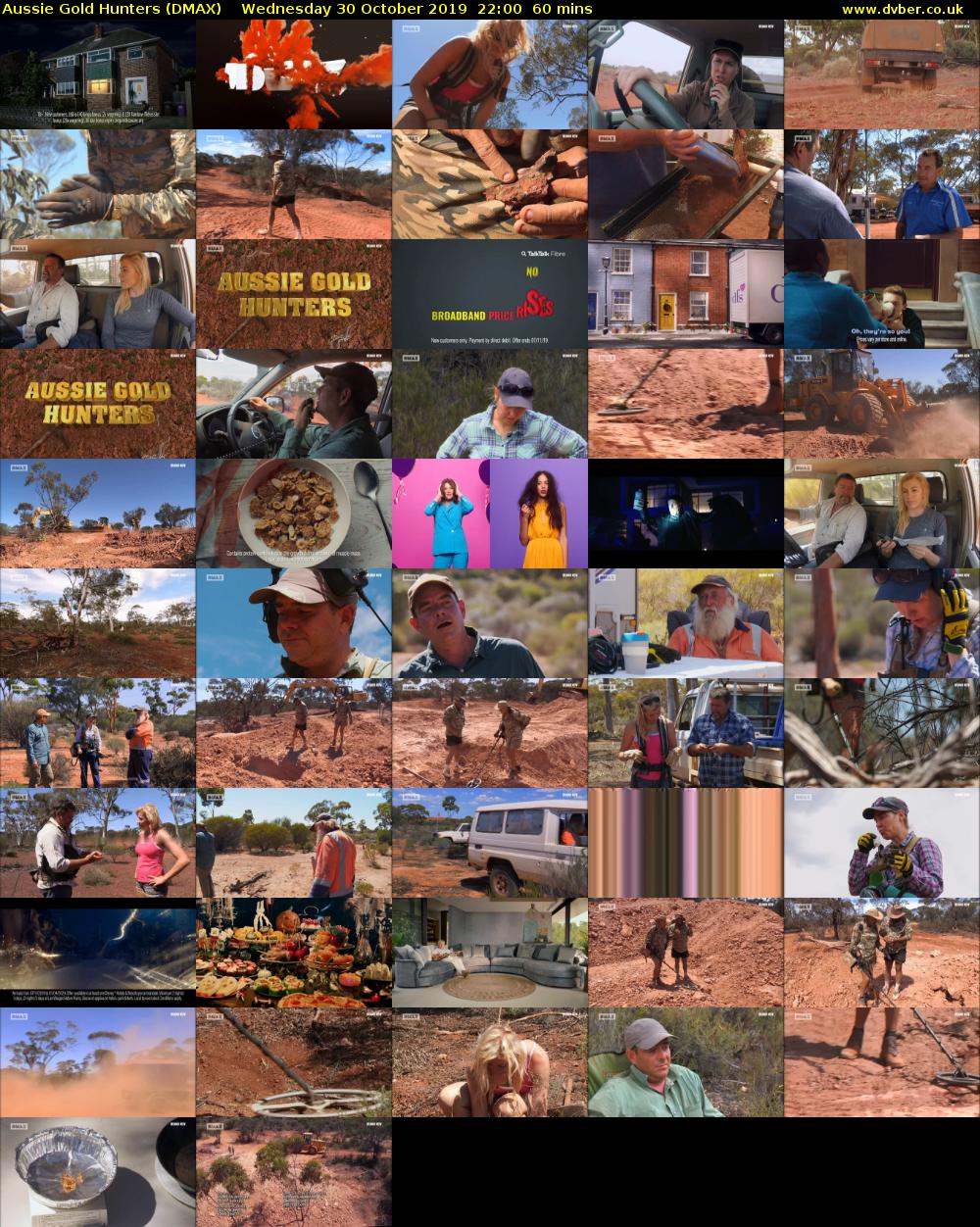Aussie Gold Hunters (DMAX) Wednesday 30 October 2019 22:00 - 23:00