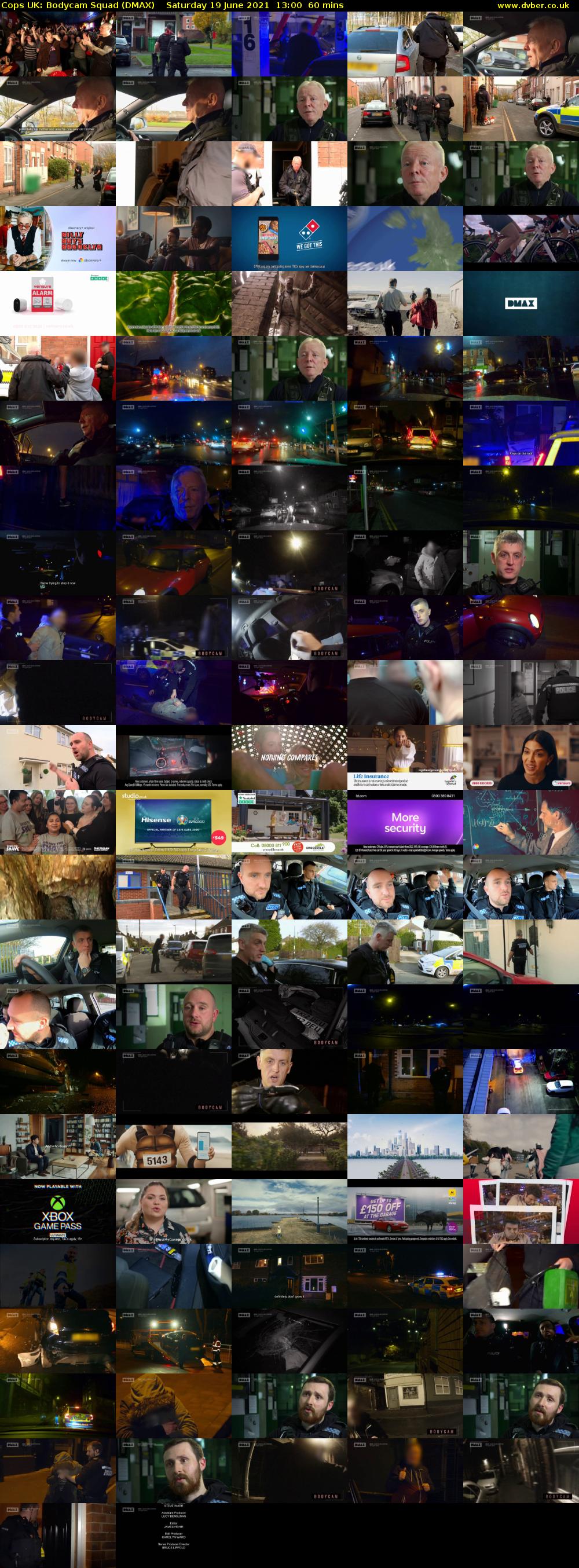 Cops UK: Bodycam Squad (DMAX) Saturday 19 June 2021 13:00 - 14:00