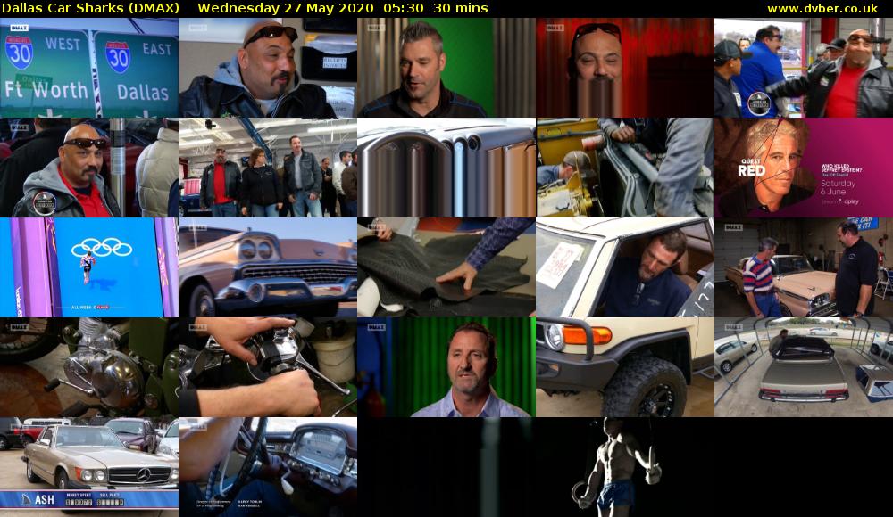 Dallas Car Sharks (DMAX) Wednesday 27 May 2020 05:30 - 06:00