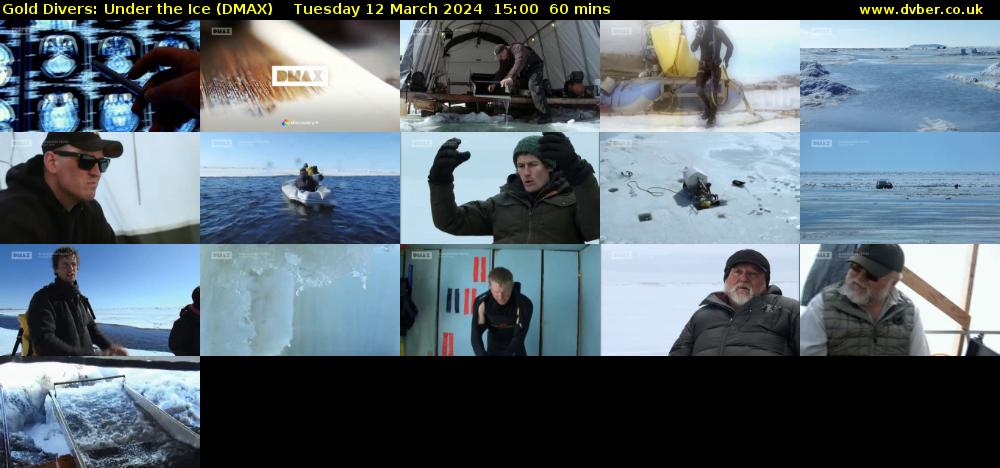 Gold Divers: Under the Ice (DMAX) Tuesday 12 March 2024 15:00 - 16:00
