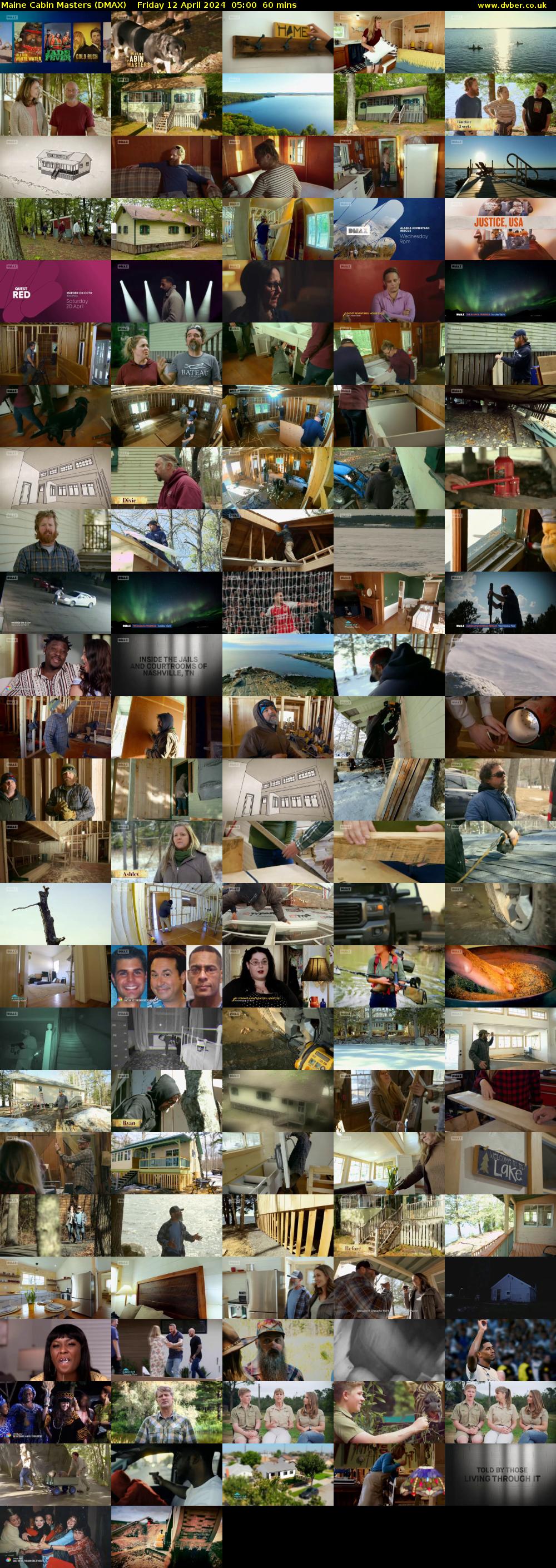 Maine Cabin Masters (DMAX) Friday 12 April 2024 05:00 - 06:00