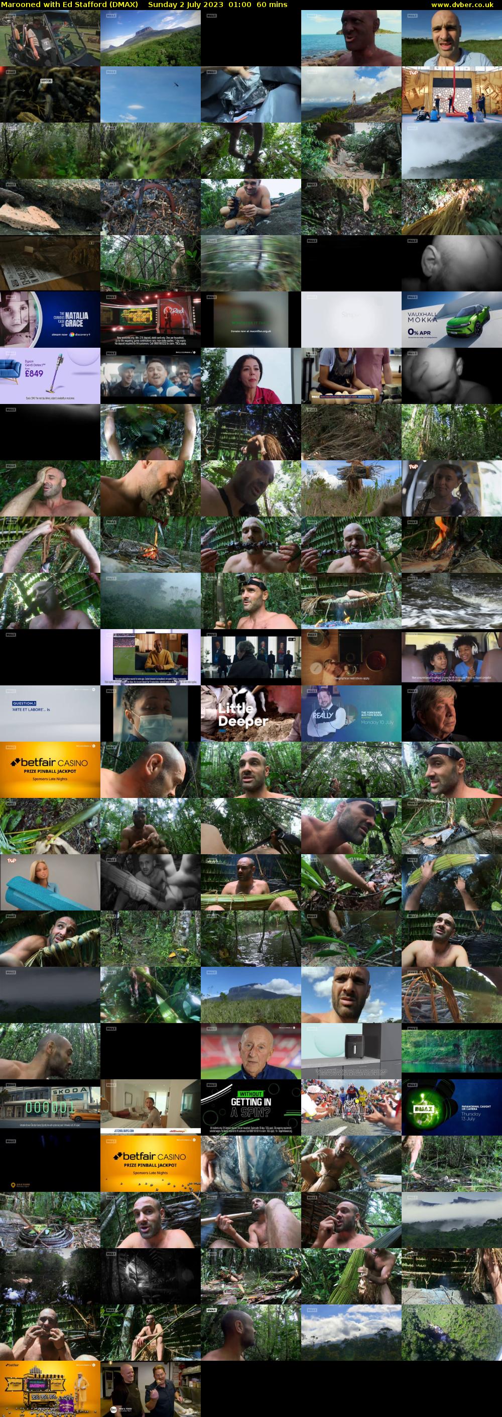 Marooned with Ed Stafford (DMAX) Sunday 2 July 2023 01:00 - 02:00