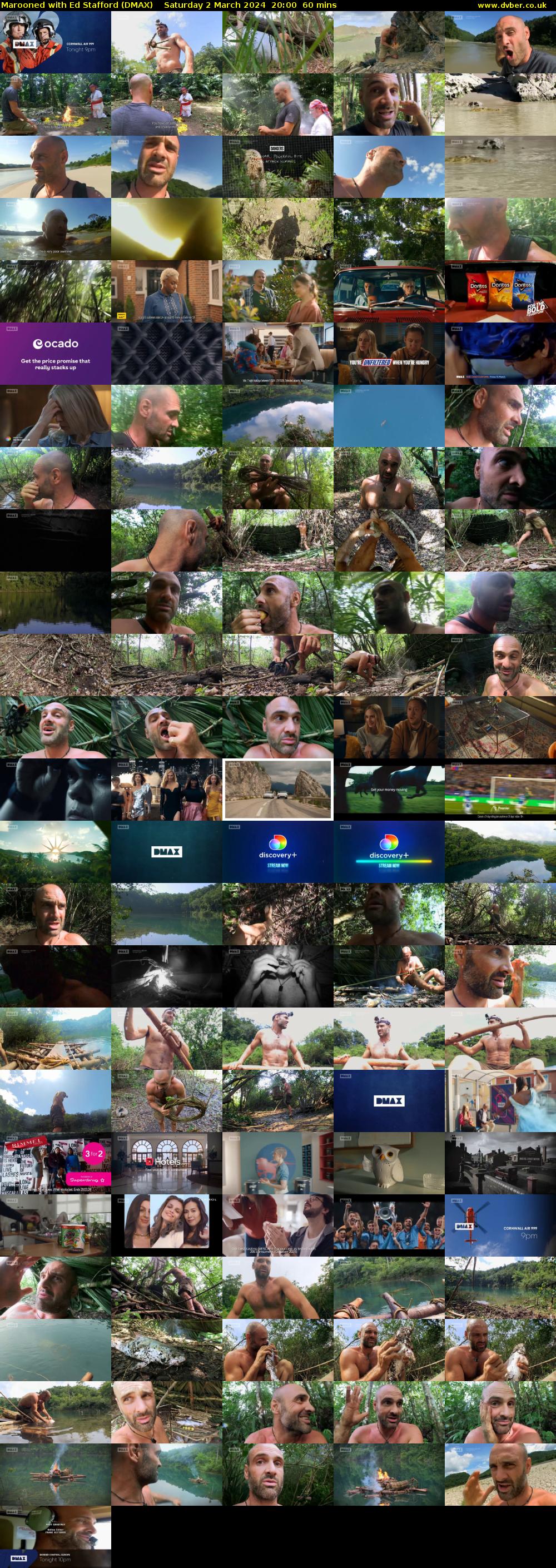 Marooned with Ed Stafford (DMAX) Saturday 2 March 2024 20:00 - 21:00