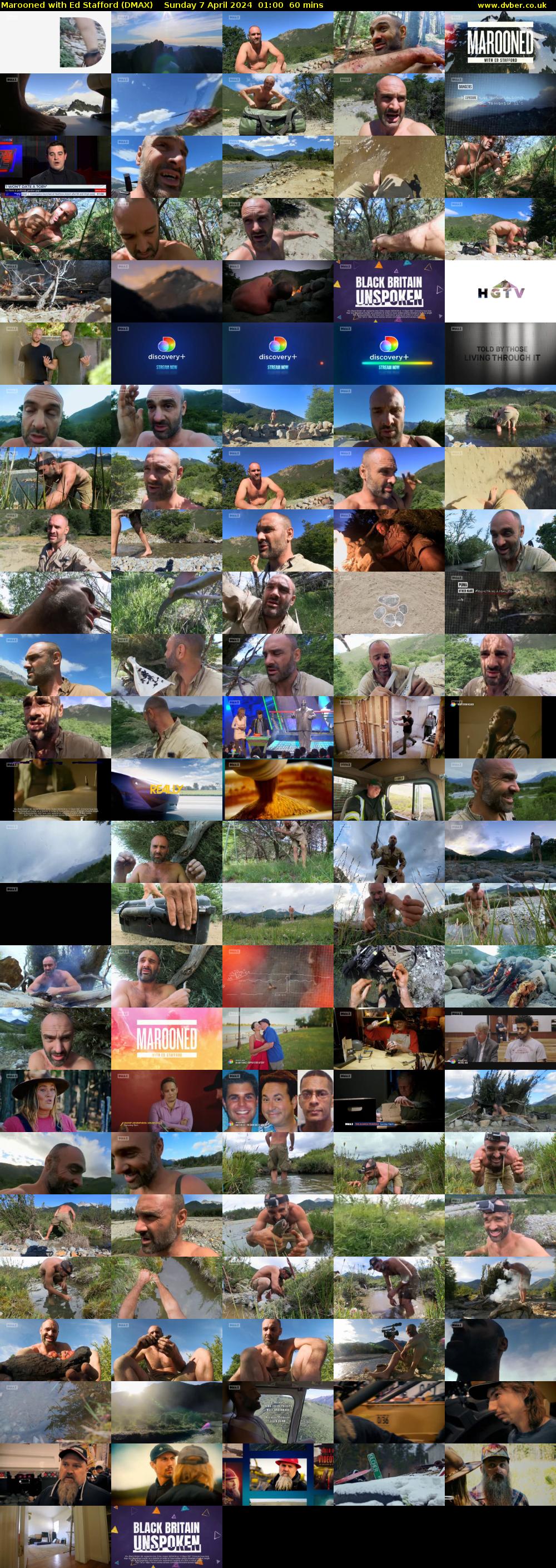 Marooned with Ed Stafford (DMAX) Sunday 7 April 2024 01:00 - 02:00