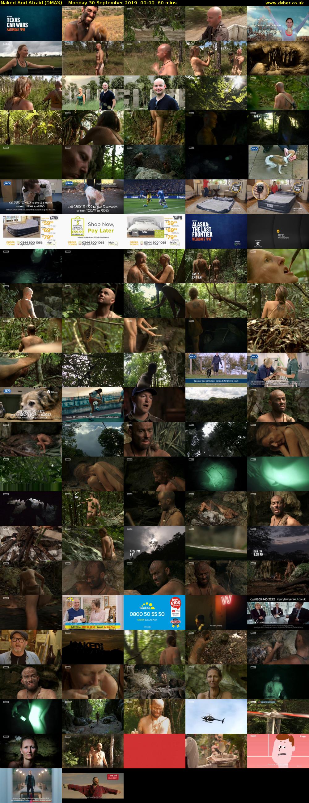 Naked And Afraid (DMAX) Monday 30 September 2019 09:00 - 10:00