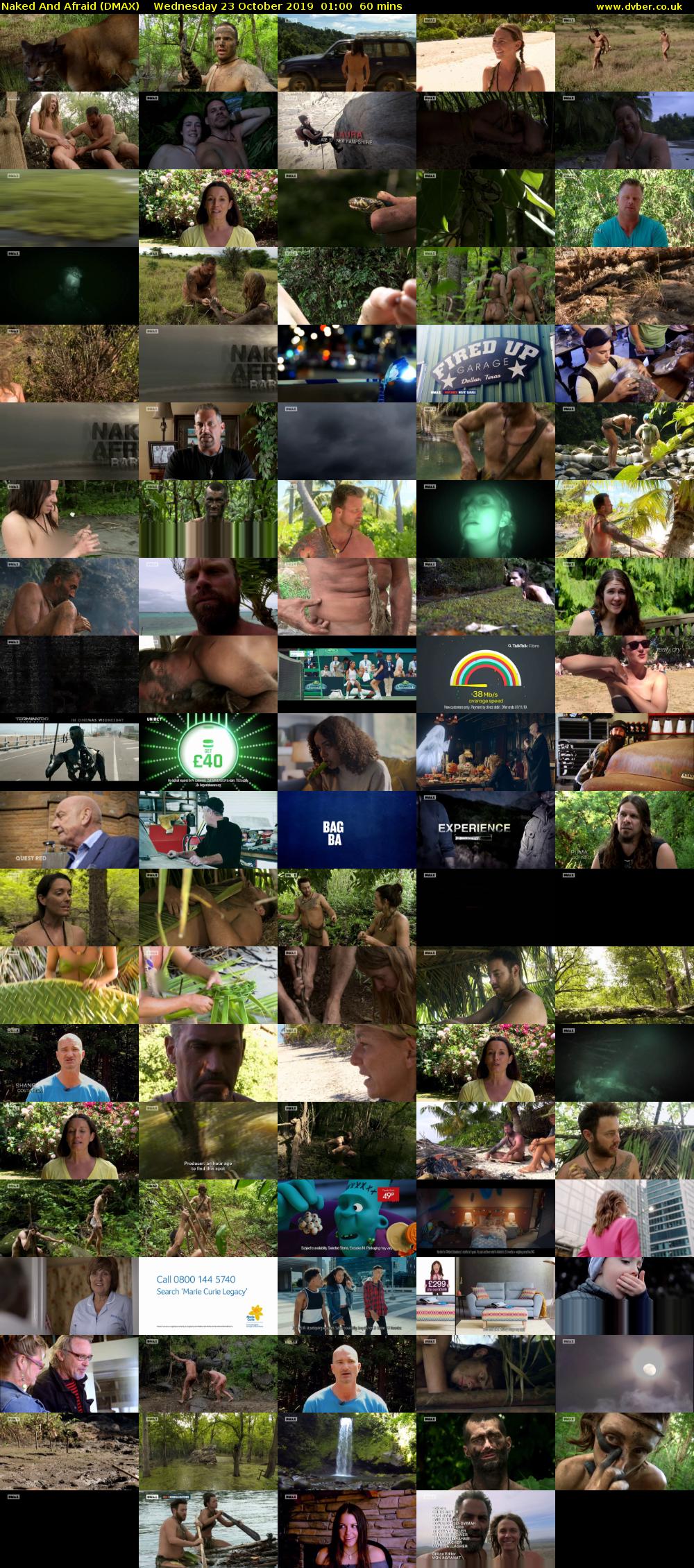 Naked And Afraid (DMAX) Wednesday 23 October 2019 01:00 - 02:00