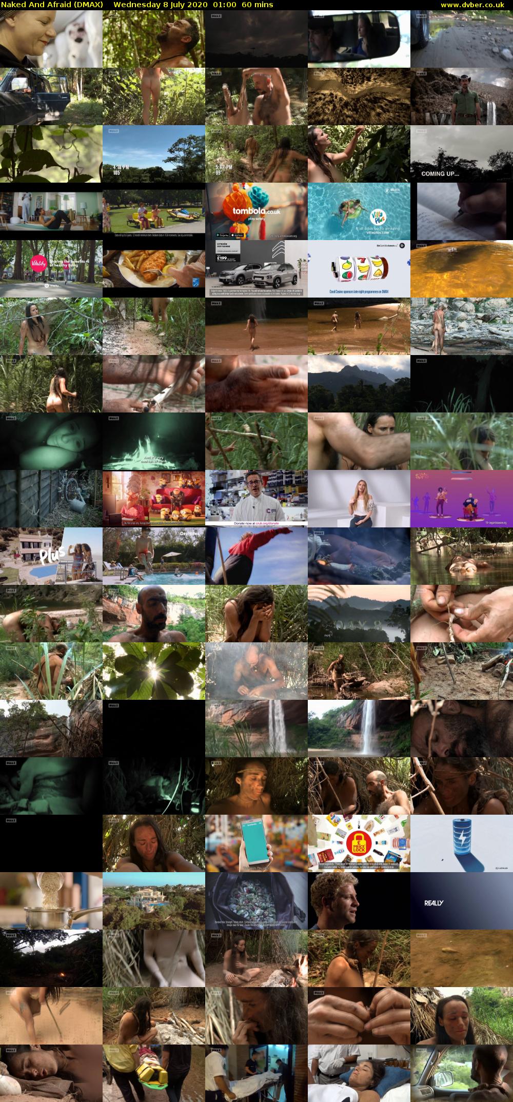 Naked And Afraid (DMAX) Wednesday 8 July 2020 01:00 - 02:00