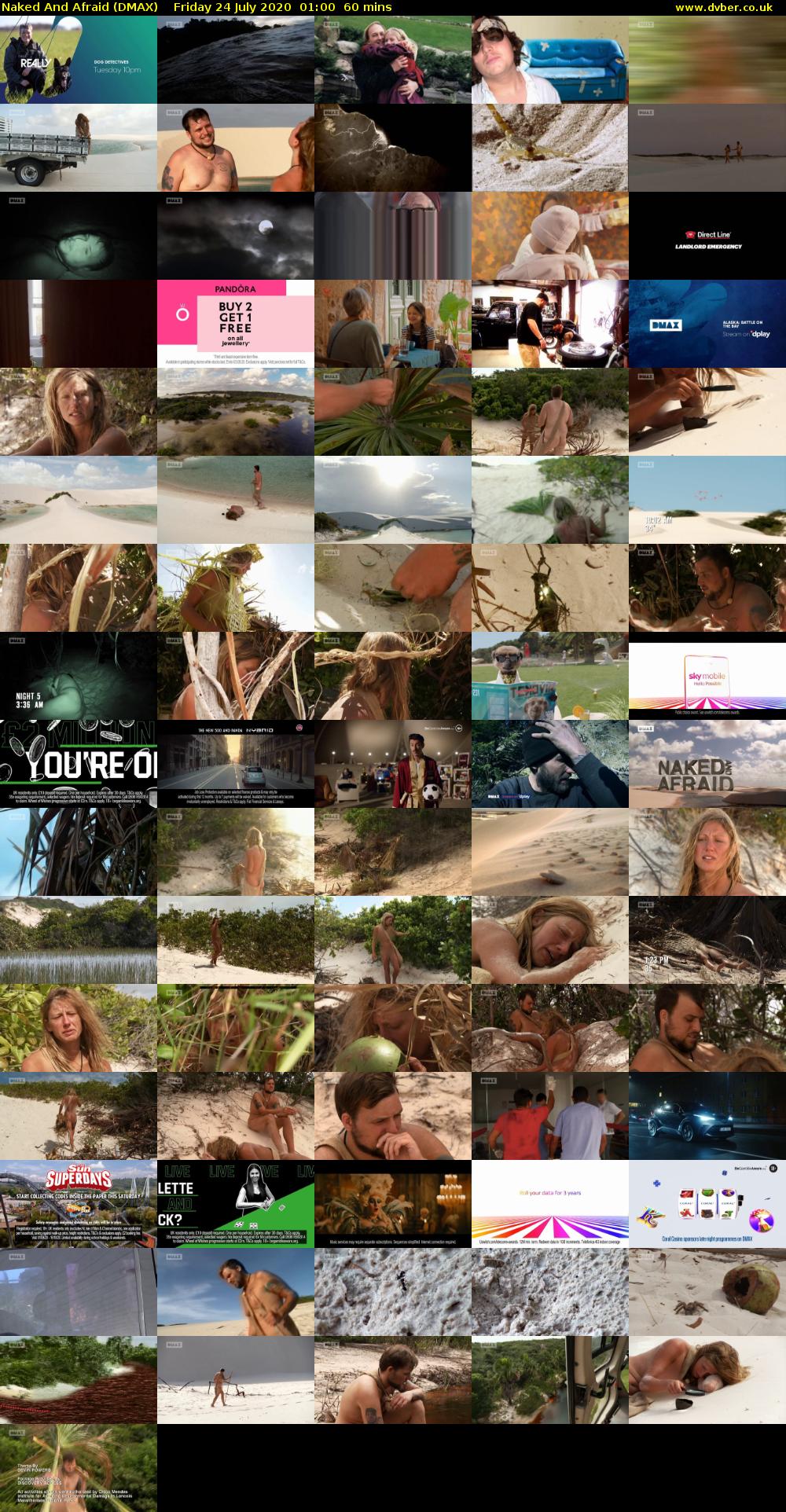 Naked And Afraid (DMAX) Friday 24 July 2020 01:00 - 02:00