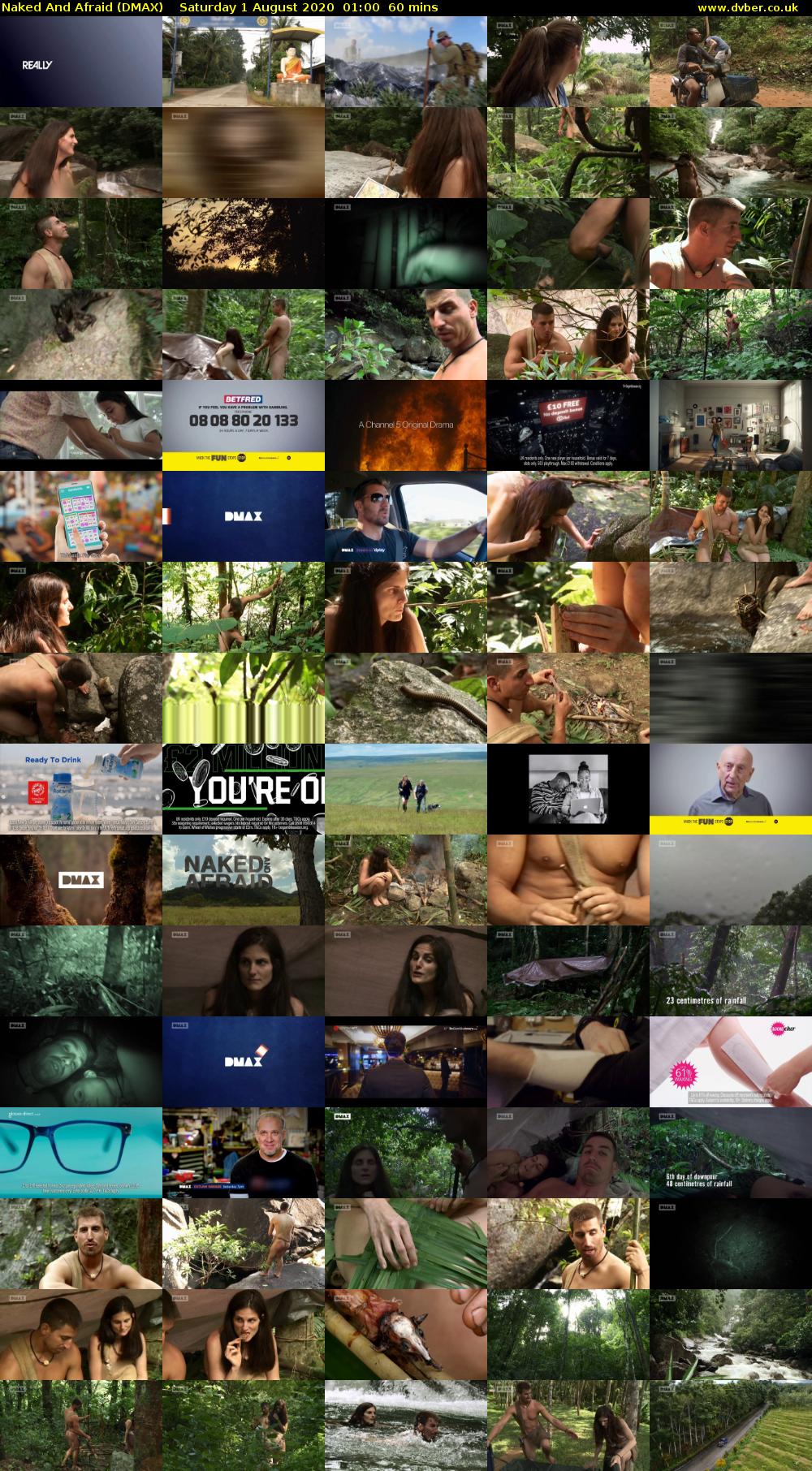 Naked And Afraid (DMAX) Saturday 1 August 2020 01:00 - 02:00