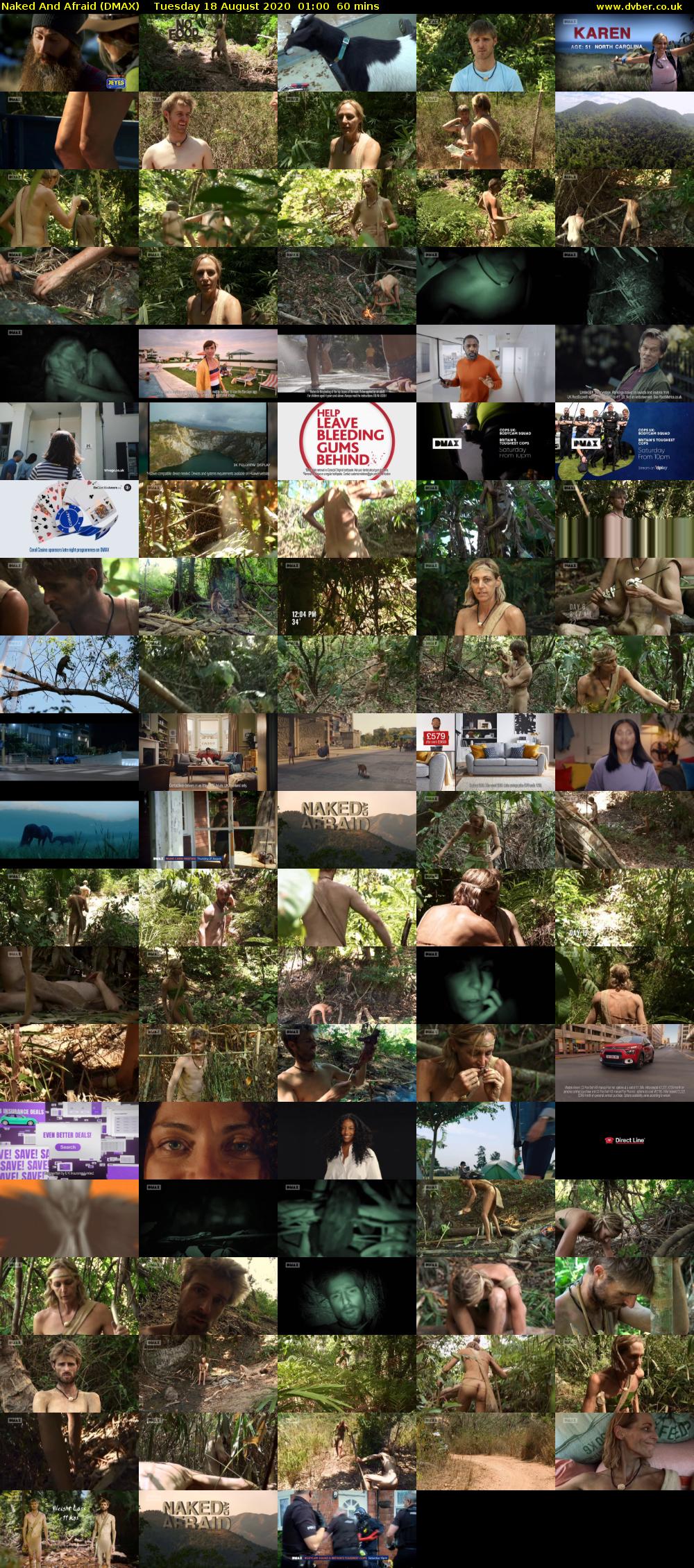 Naked And Afraid (DMAX) Tuesday 18 August 2020 01:00 - 02:00