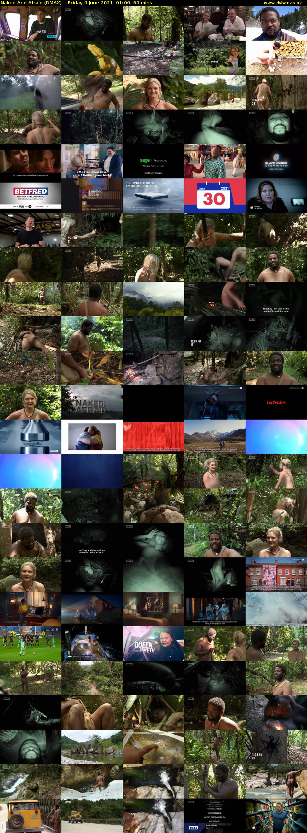 Naked And Afraid (DMAX) Friday 4 June 2021 01:00 - 02:00