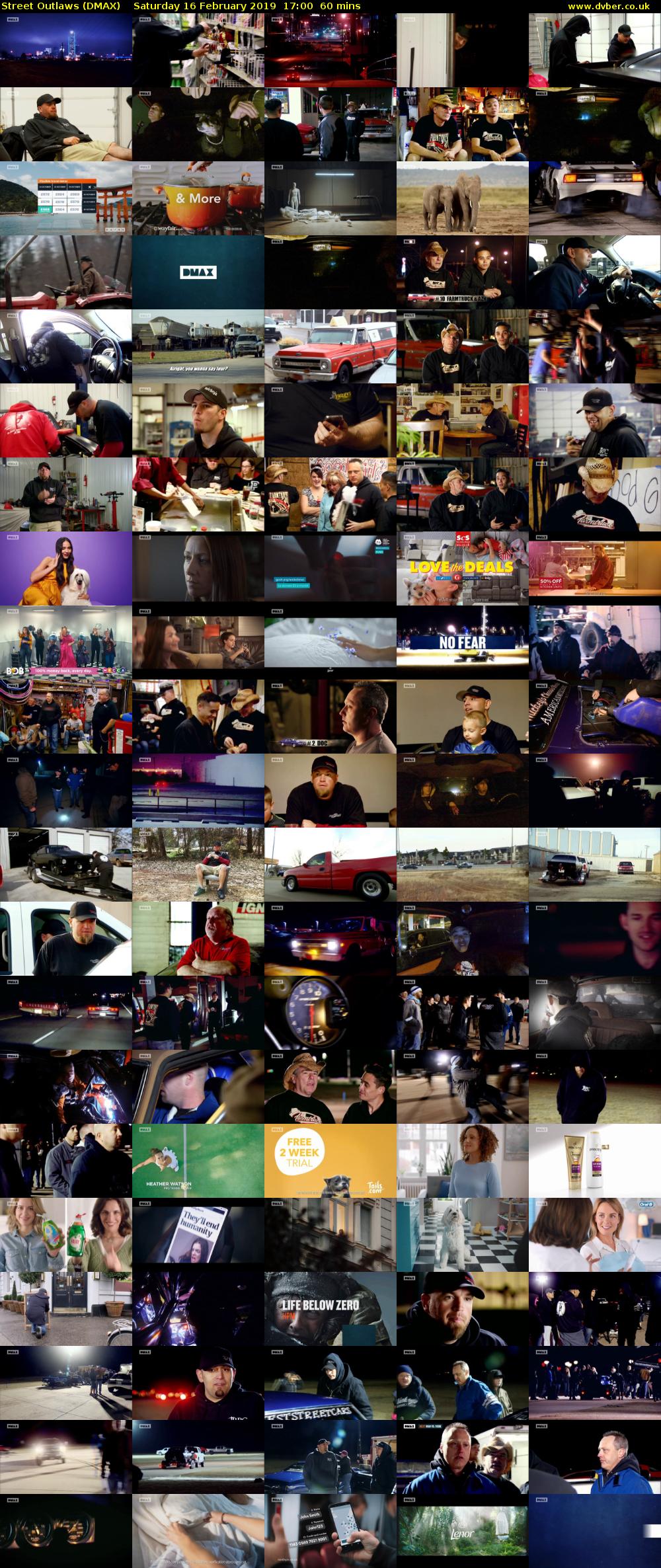 Street Outlaws (DMAX) Saturday 16 February 2019 17:00 - 18:00