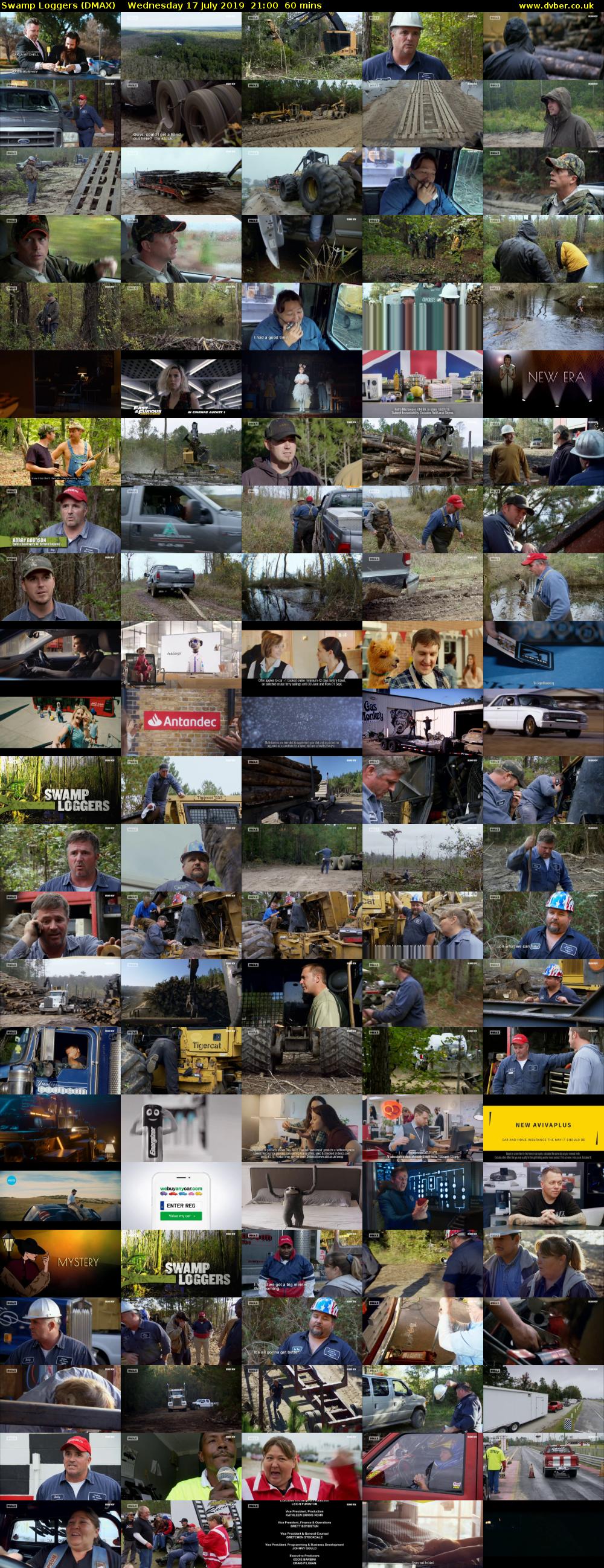 Swamp Loggers (DMAX) Wednesday 17 July 2019 21:00 - 22:00