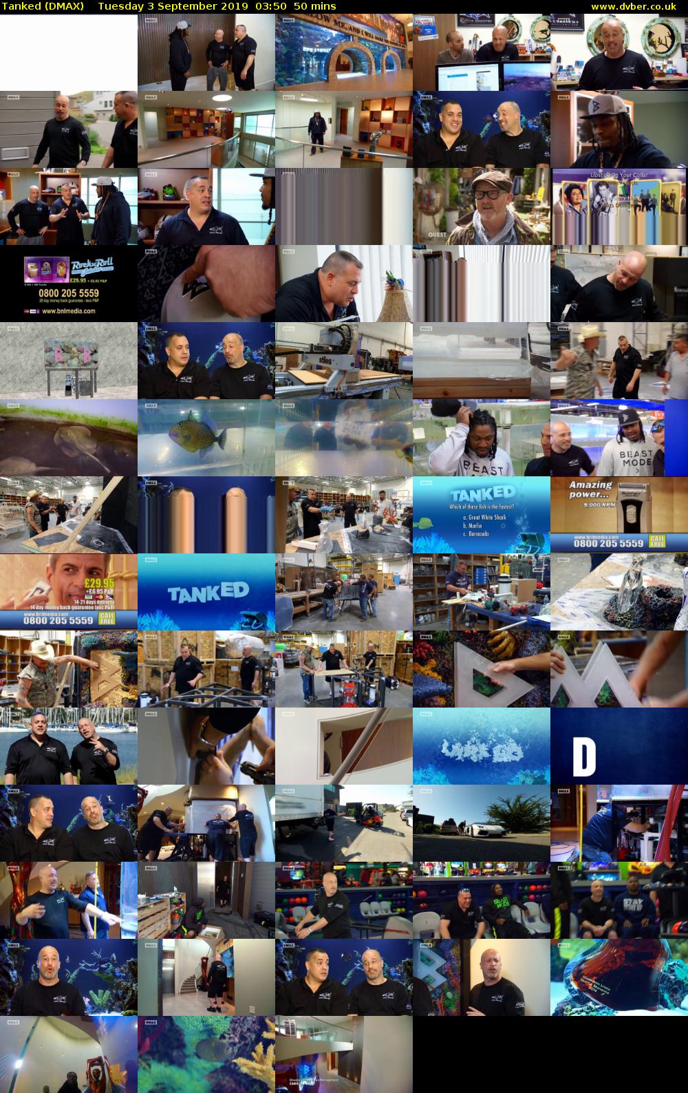 Tanked (DMAX) Tuesday 3 September 2019 03:50 - 04:40