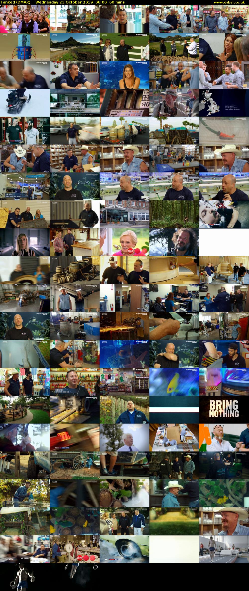 Tanked (DMAX) Wednesday 23 October 2019 06:00 - 07:00