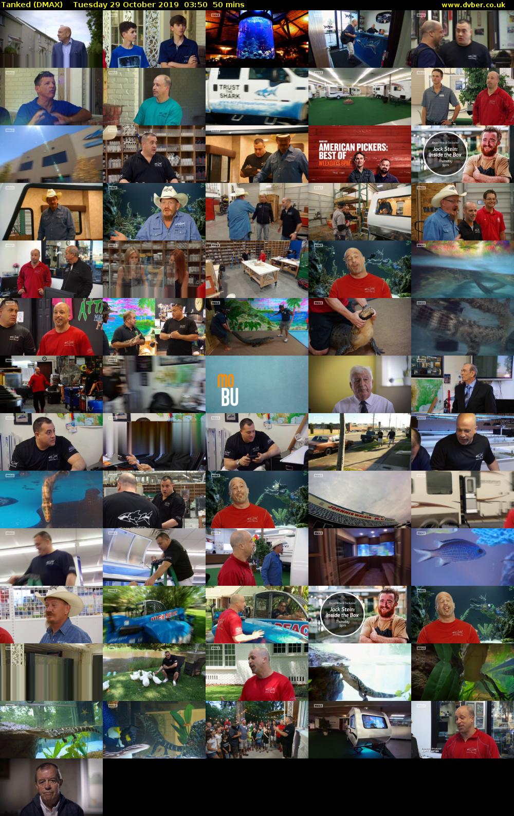 Tanked (DMAX) Tuesday 29 October 2019 03:50 - 04:40