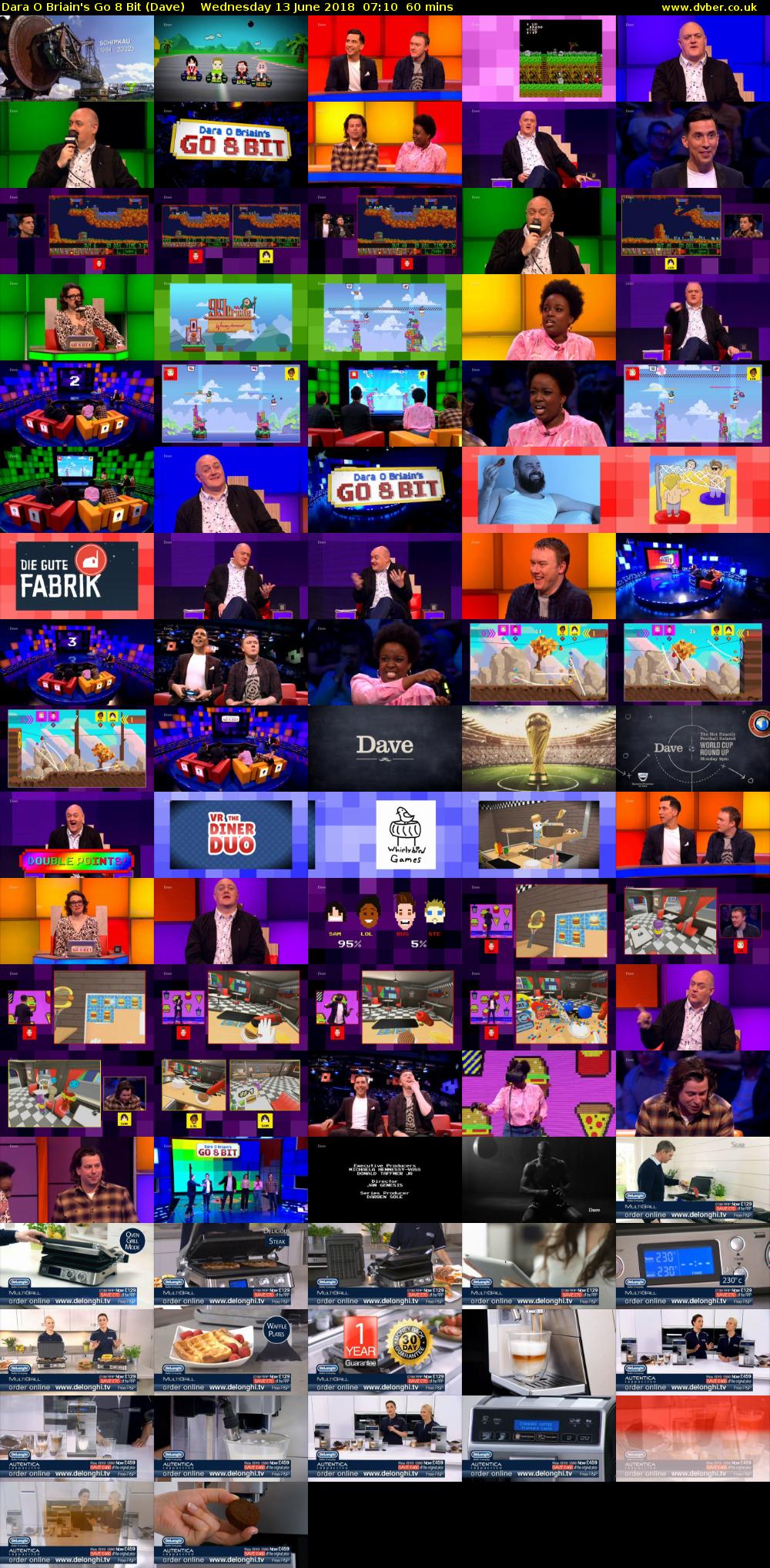 Dara O Briain's Go 8 Bit (Dave) Wednesday 13 June 2018 07:10 - 08:10