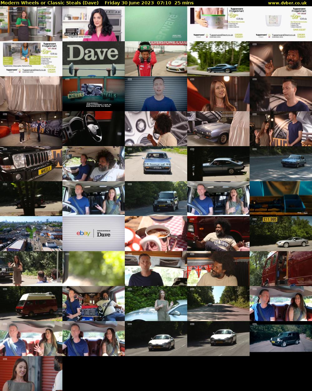 Modern Wheels or Classic Steals (Dave) Friday 30 June 2023 07:10 - 07:35