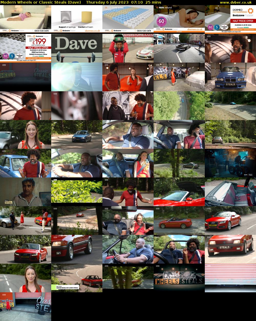Modern Wheels or Classic Steals (Dave) Thursday 6 July 2023 07:10 - 07:35