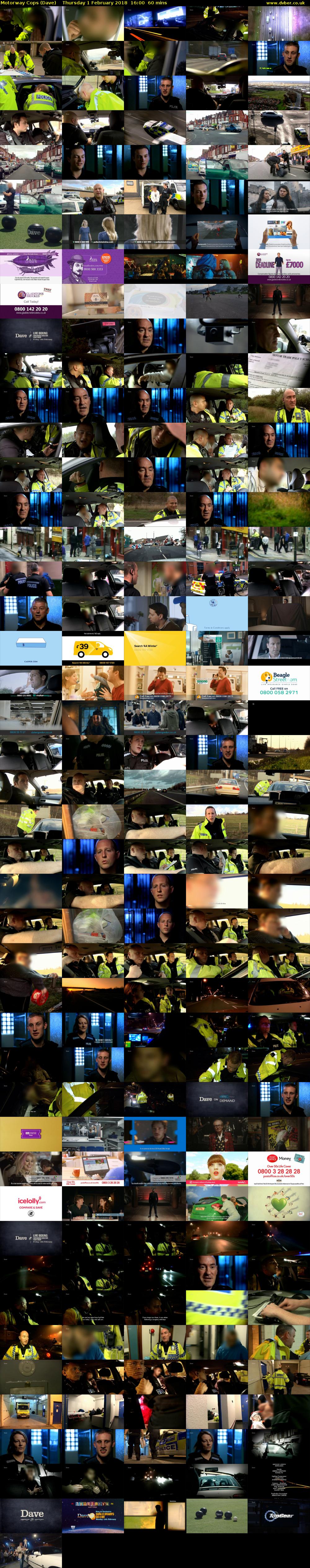Motorway Cops (Dave) Thursday 1 February 2018 16:00 - 17:00