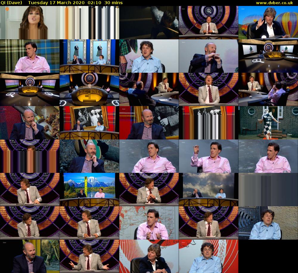 QI (Dave) Tuesday 17 March 2020 02:10 - 02:40