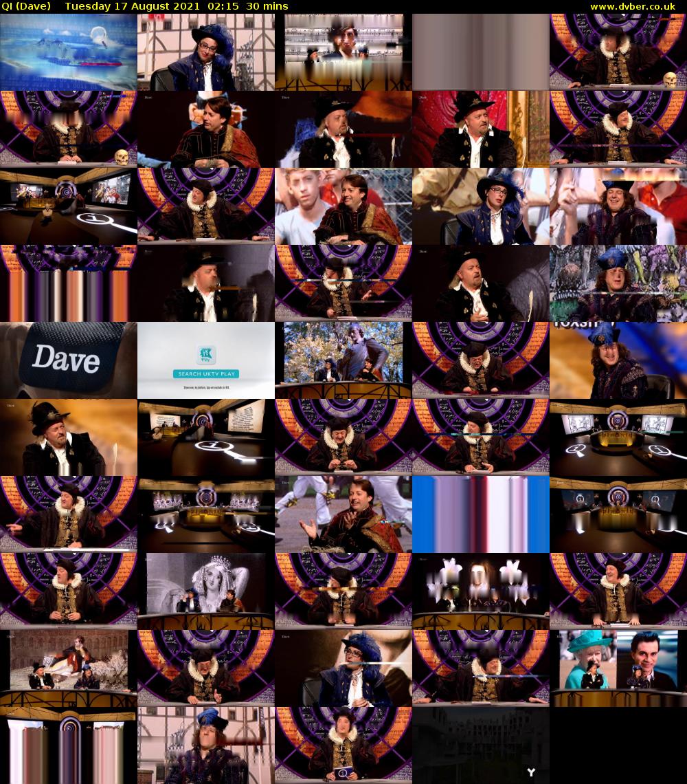 QI (Dave) Tuesday 17 August 2021 02:15 - 02:45