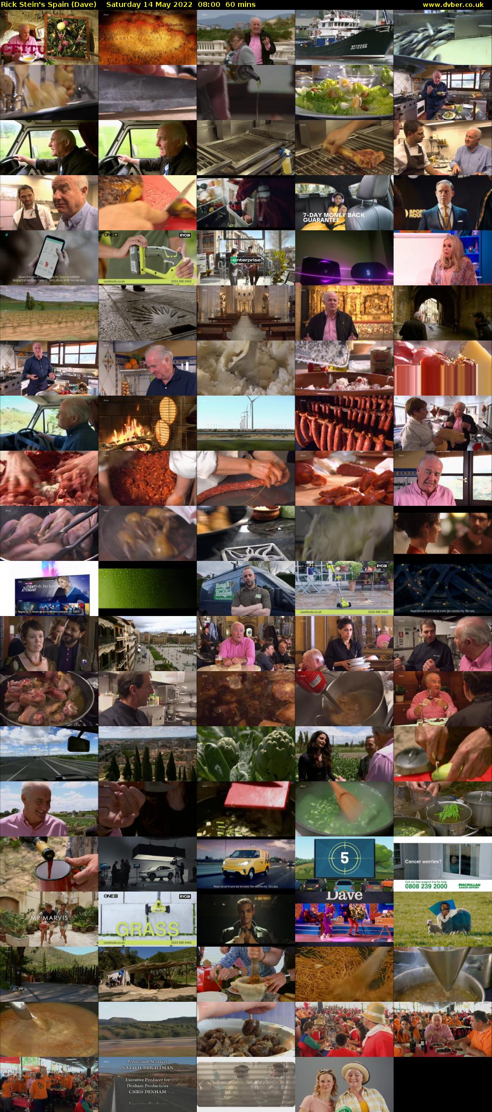 Rick Stein's Spain (Dave) Saturday 14 May 2022 08:00 - 09:00