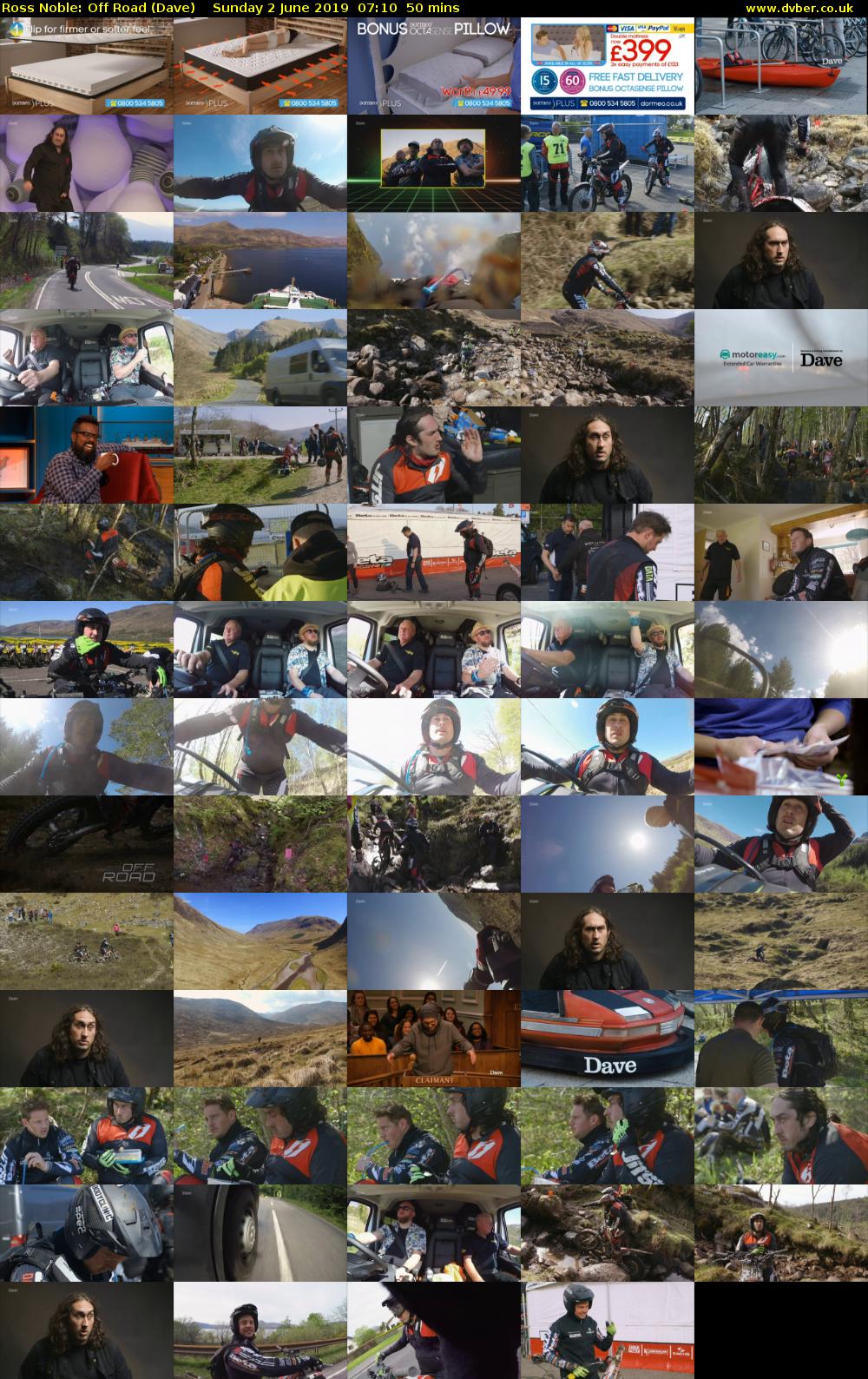 Ross Noble: Off Road (Dave) Sunday 2 June 2019 07:10 - 08:00