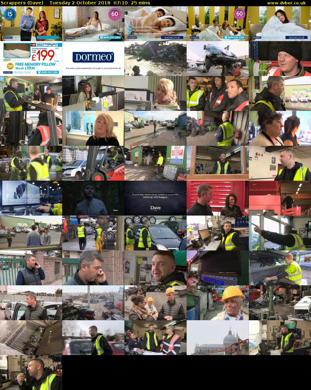 Scrappers (Dave) Tuesday 2 October 2018 07:10 - 07:35