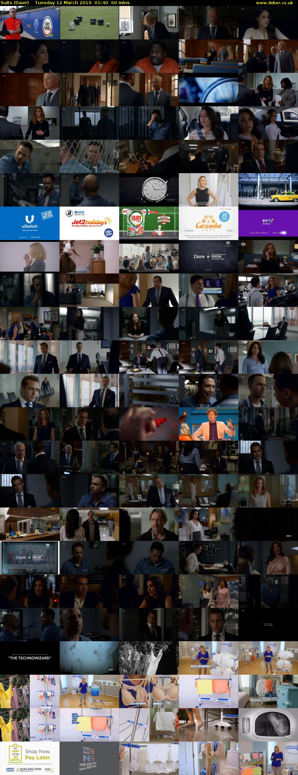 Suits (Dave) Tuesday 12 March 2019 01:40 - 02:40