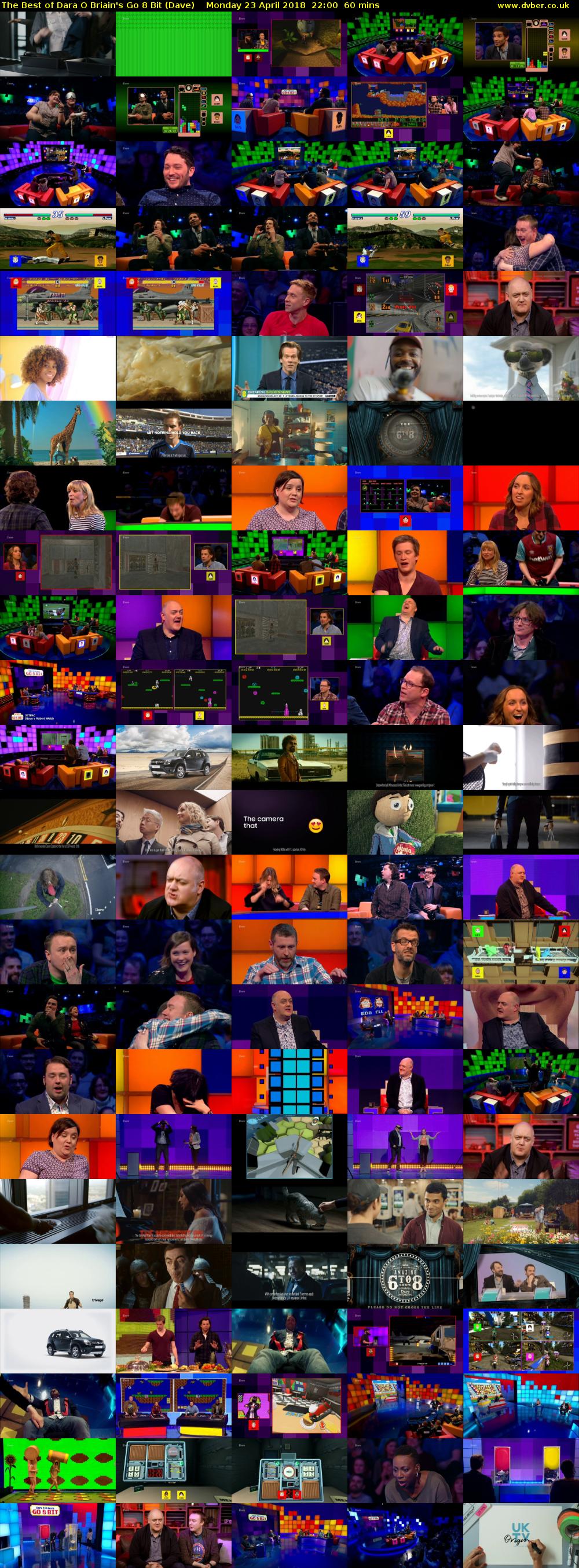 The Best of Dara O Briain's Go 8 Bit (Dave) Monday 23 April 2018 22:00 - 23:00