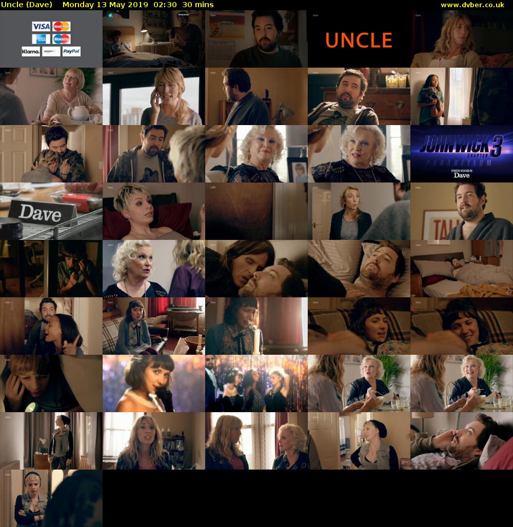 Uncle (Dave) Monday 13 May 2019 02:30 - 03:00