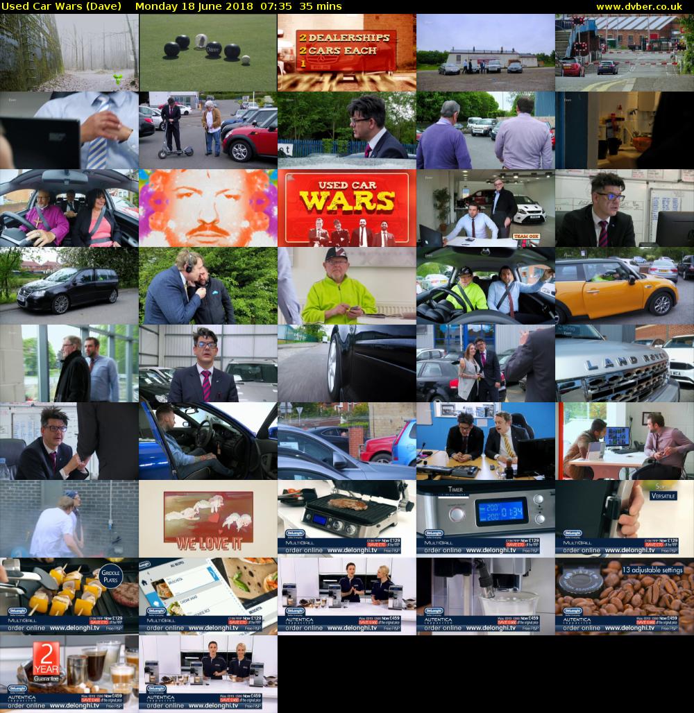 Used Car Wars (Dave) Monday 18 June 2018 07:35 - 08:10