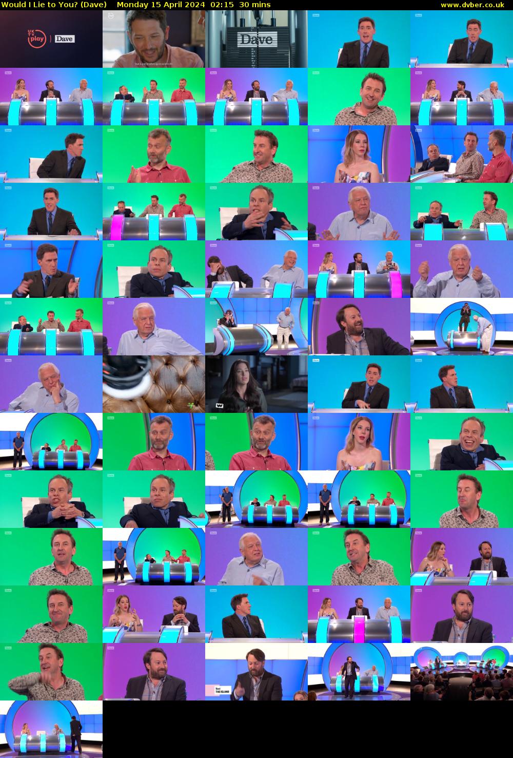 Would I Lie to You? (Dave) Monday 15 April 2024 02:15 - 02:45