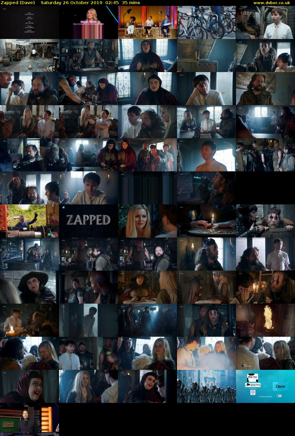 Zapped (Dave) Saturday 26 October 2019 02:45 - 03:20