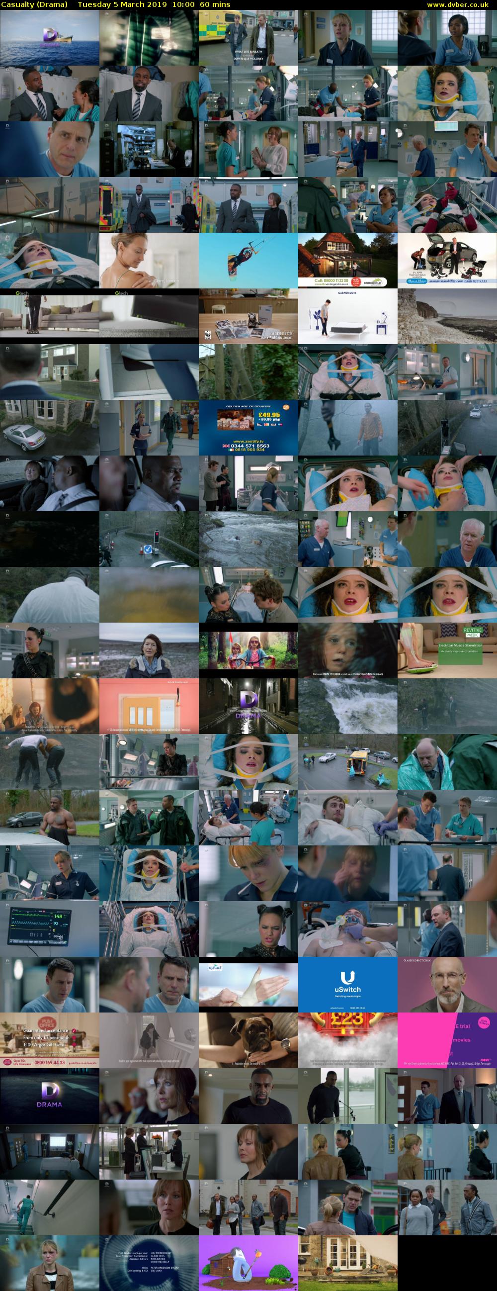 Casualty (Drama) Tuesday 5 March 2019 10:00 - 11:00