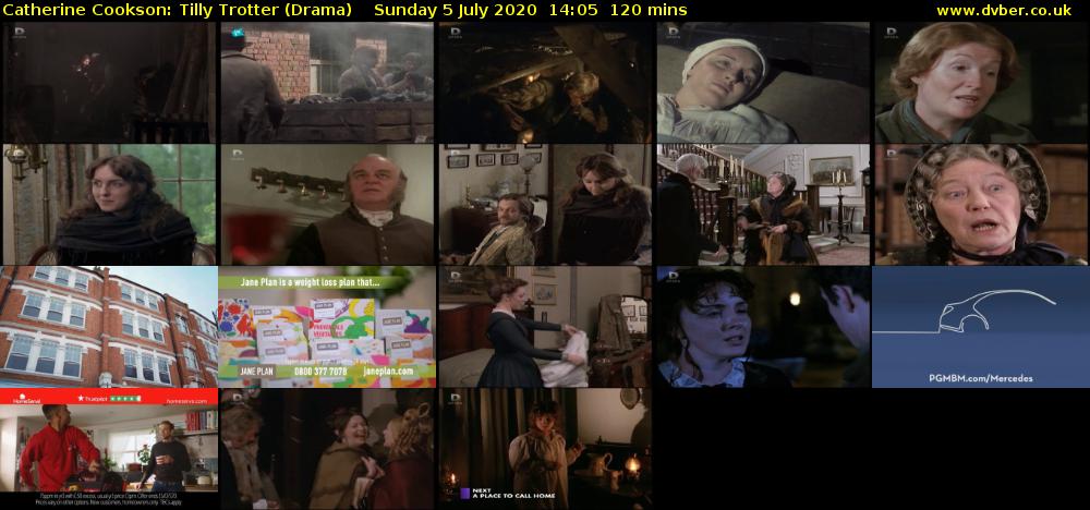Catherine Cookson: Tilly Trotter (Drama) Sunday 5 July 2020 14:05 - 16:05